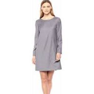 Theory Womens Long Sleeve Paneled Shift Dress NWT